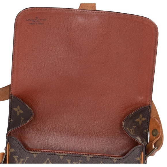 Louis Vuitton Brown Monogram Cartouchiere MM M51253 Shoulder Bag Crossbody - Picture 5 of 13